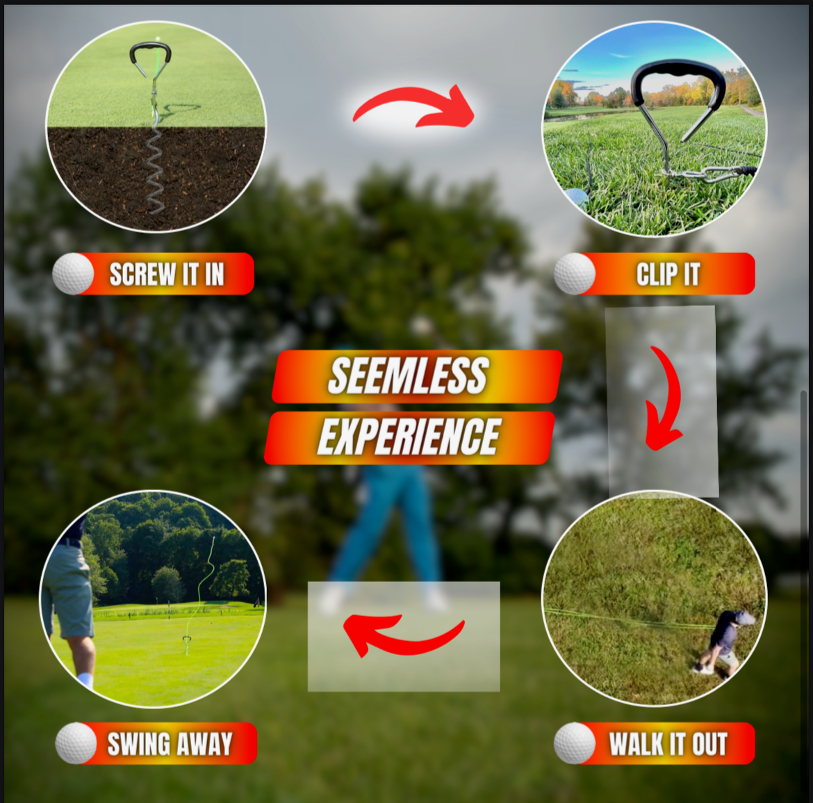 Golf Ball On A Rope