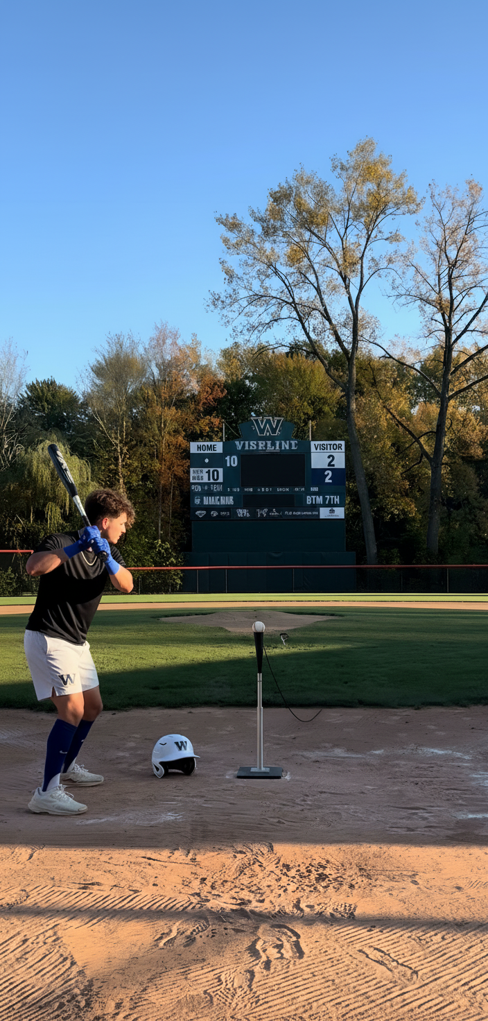 Baseball On A Rope