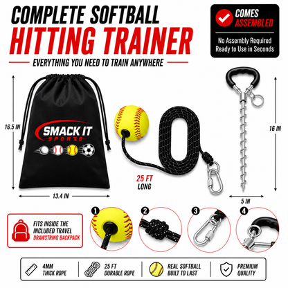 Softball On A Rope