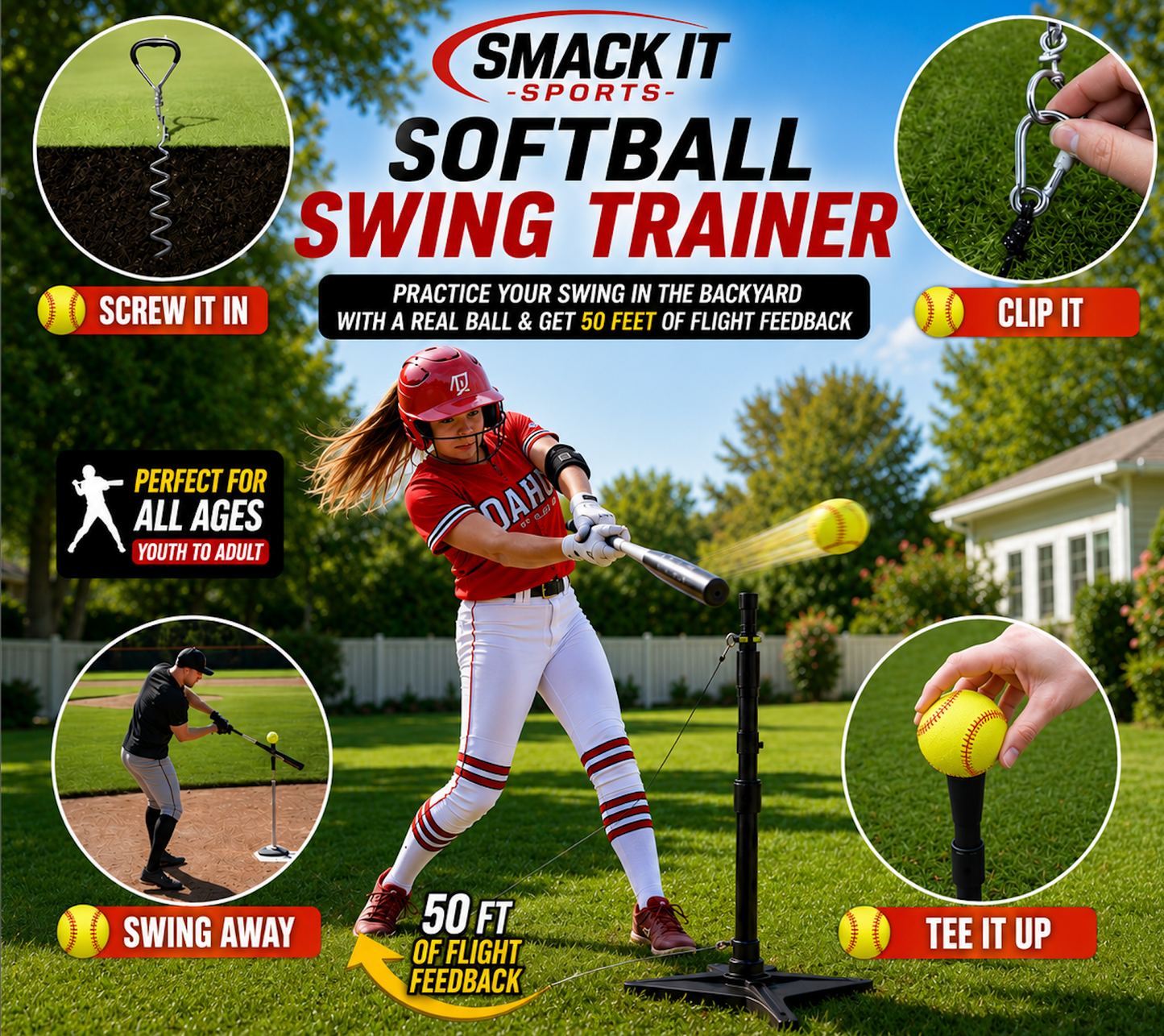 Softball On A Rope