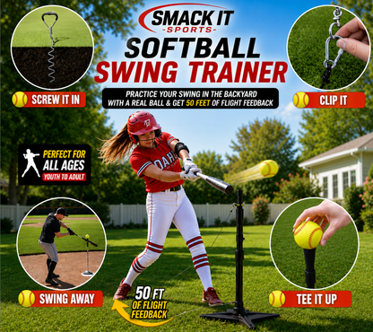Softball On A Rope