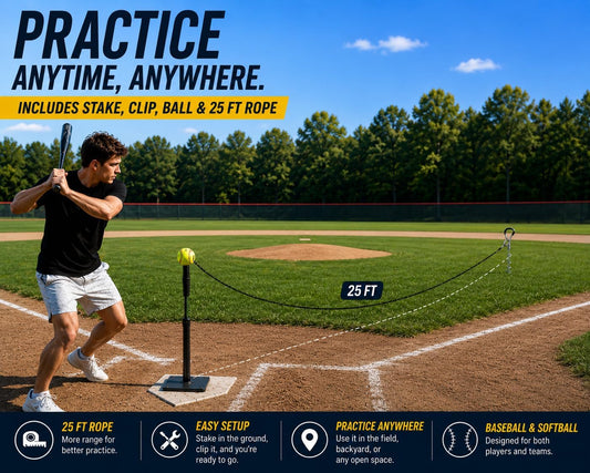 Softball On A Rope